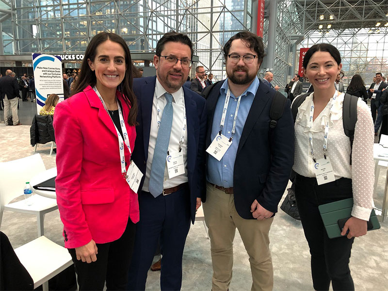 (left to right) Continental Realty Corporation’s Kristina O’Keefe and David Donato; Zachary Yocum, Sam’s Club and Rachel Lee, Continental Realty Corporation